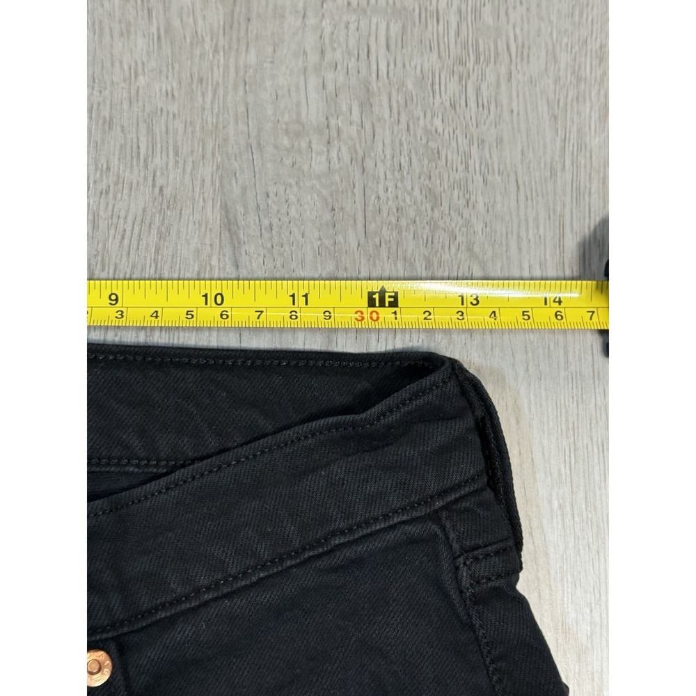 Levis 501 Straight Leg Button Fly Denim Jeans Men's 25Wx32L Black Comfort Casual - Picture 6 of 13